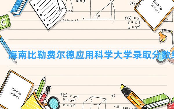 海南比勒费尔德应用科学大学2024年在浙江录取分数线和最低位次排名？附近三年录取分数线